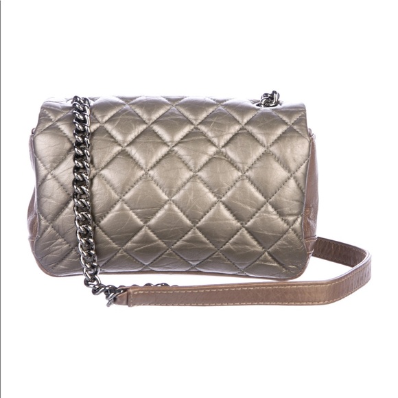 Trade Chanel Paris Bombay 2 Tone Metallic Flap Bag - Picture 5 of 8